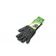 Перчатка-прихватка защитная чёрная, арамид+силикон+хлопок купить в интернет-магазине с доставкой